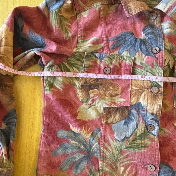 vintage denim esque jacket floral print - Picture 4 of 5